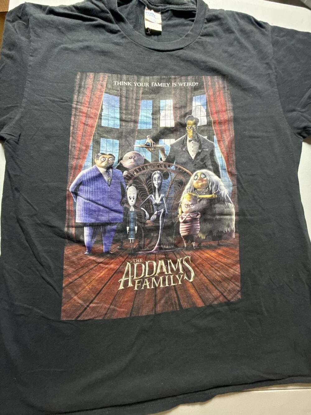 The Addams Family Graphic T-Shirt Size Large